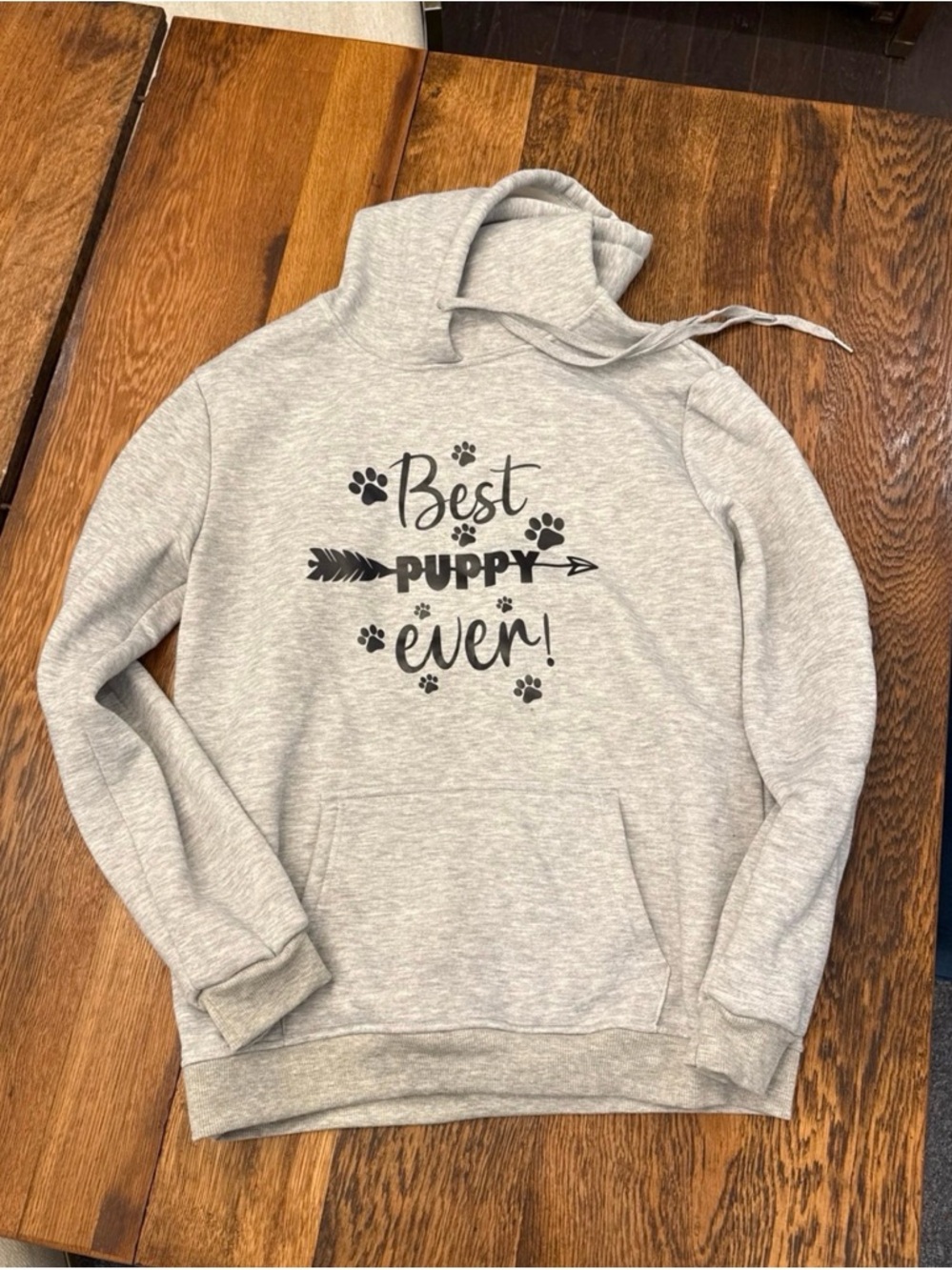 Best Puppy Ever! Gray Pet Lover Hoodie